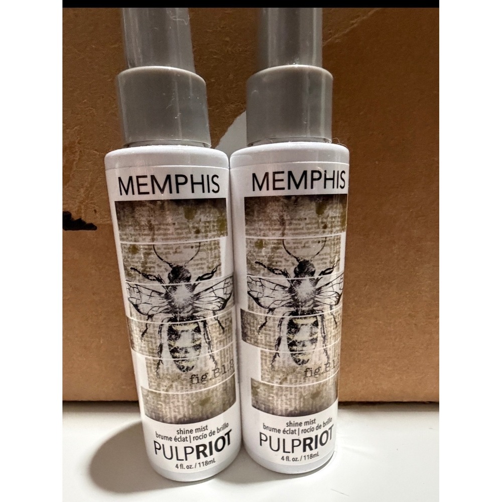 Pulp Riot Memphis Shine Mist 4oz Set of 2 Professional Hair care‎ shine spray